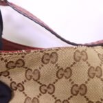 Gucci Red GG Canvas Shoulder Bag