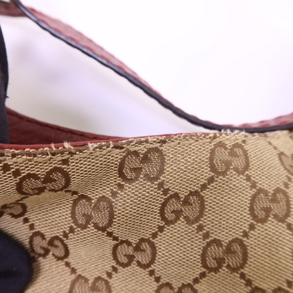 Gucci Red GG Canvas Shoulder Bag