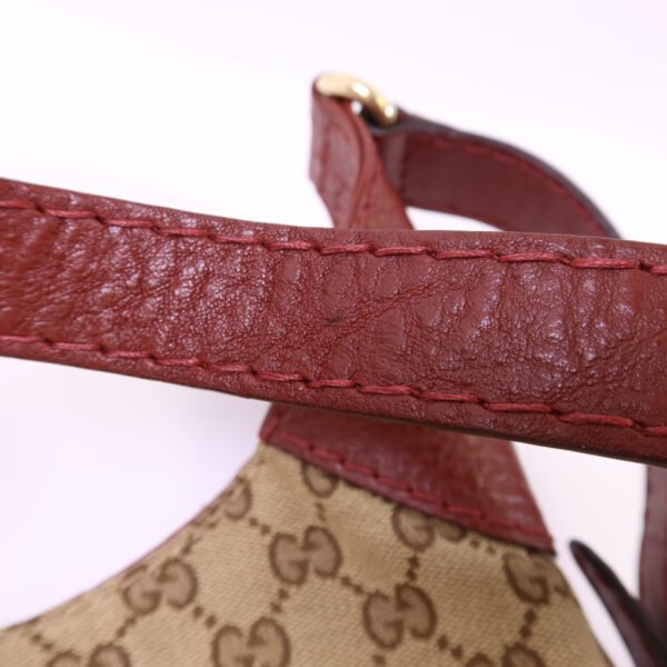 Gucci Red GG Canvas Shoulder Bag