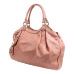 Gucci Pink Calfskin Leather Shoulder Bag