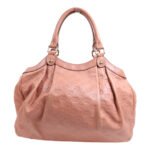 Gucci Pink Calfskin Leather Shoulder Bag