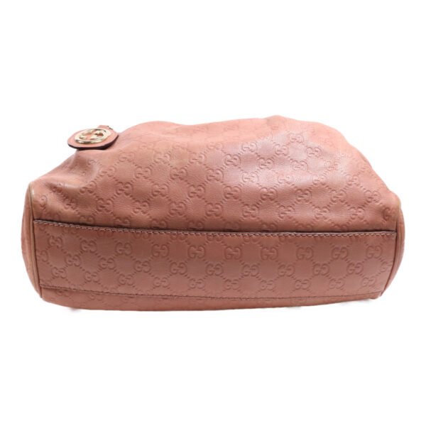 Gucci Pink Calfskin Leather Shoulder Bag