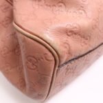 Gucci Pink Calfskin Leather Shoulder Bag