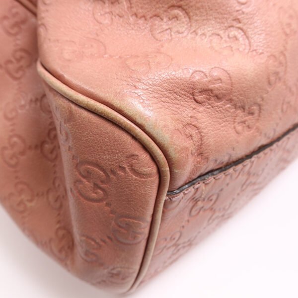 Gucci Pink Calfskin Leather Shoulder Bag