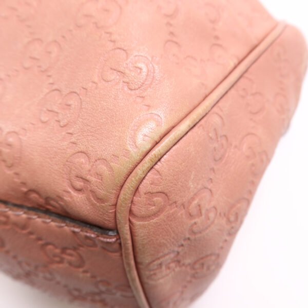 Gucci Pink Calfskin Leather Shoulder Bag
