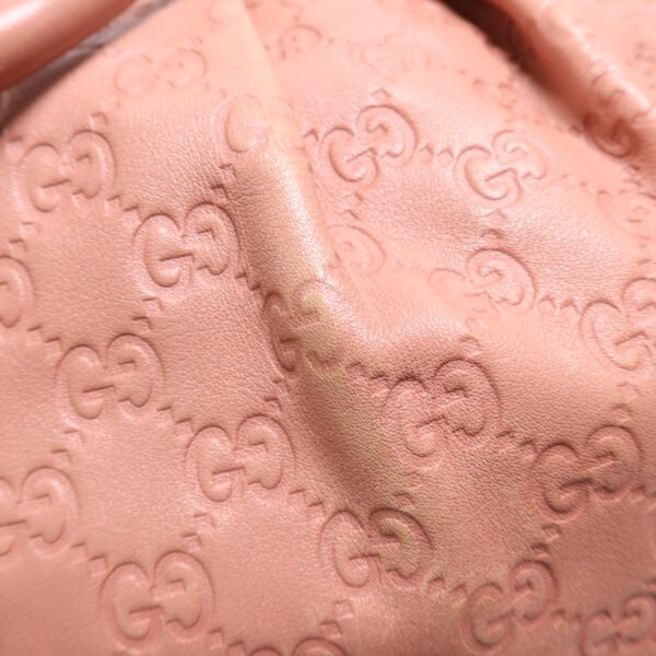Gucci Pink Calfskin Leather Shoulder Bag