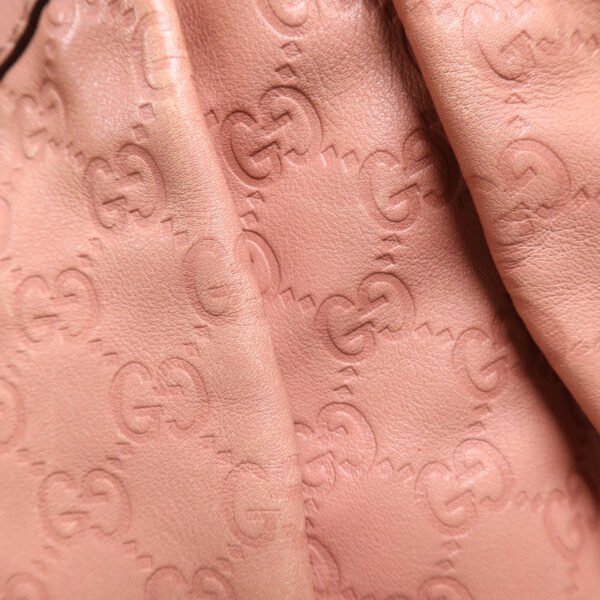 Gucci Pink Calfskin Leather Shoulder Bag