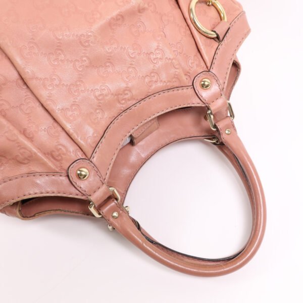 Gucci Pink Calfskin Leather Shoulder Bag