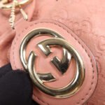 Gucci Pink Calfskin Leather Shoulder Bag