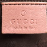 Gucci Pink Calfskin Leather Shoulder Bag