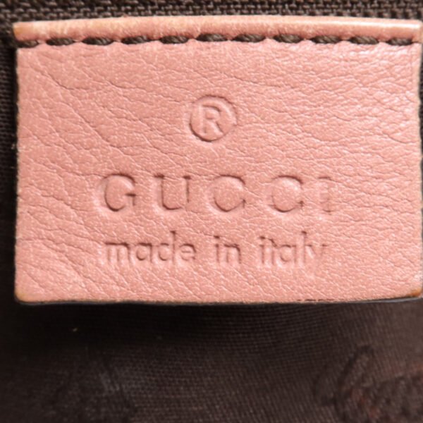 Gucci Pink Calfskin Leather Shoulder Bag