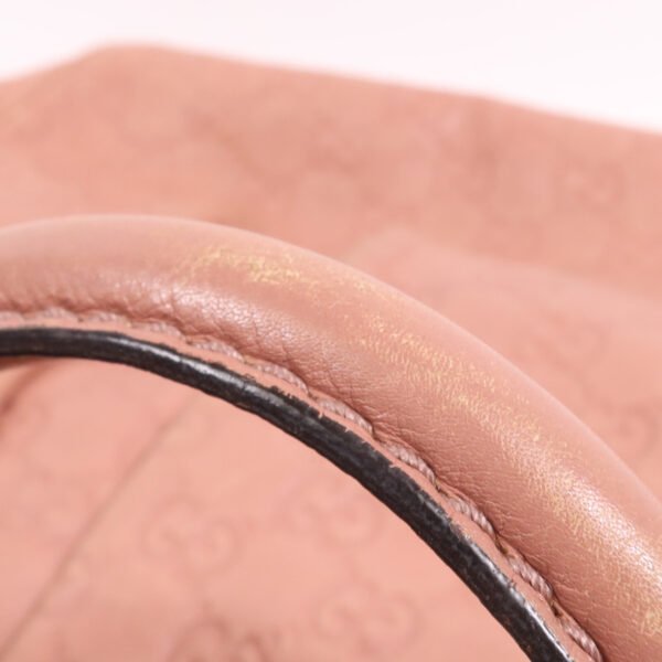 Gucci Pink Calfskin Leather Shoulder Bag