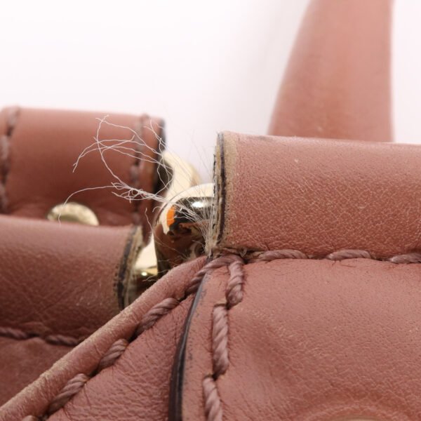 Gucci Pink Calfskin Leather Shoulder Bag