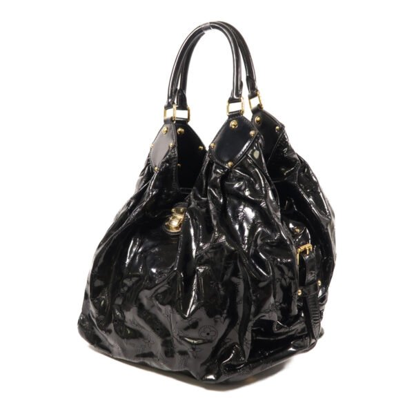 Louis Vuitton Black Mahina Surya L Shoulder Bag