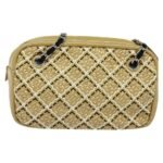 Chanel Camera Case Woven Stitch Patent Chain Bag