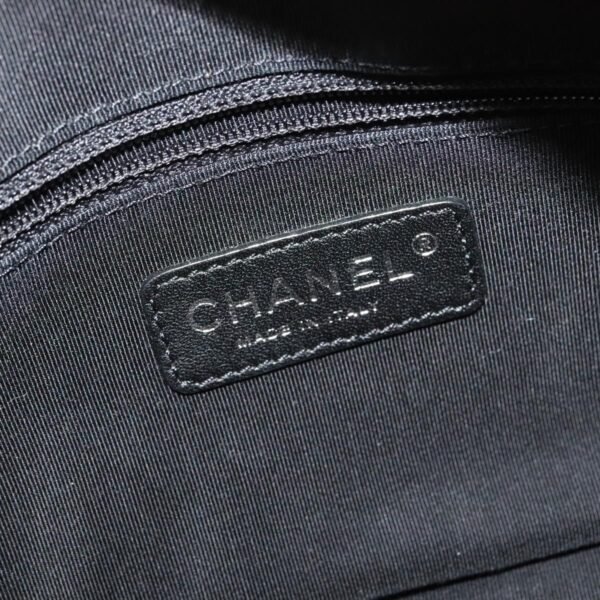 Chanel Camera Case Woven Stitch Patent Chain Bag