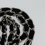 Chanel Camera Case Woven Stitch Patent Chain Bag