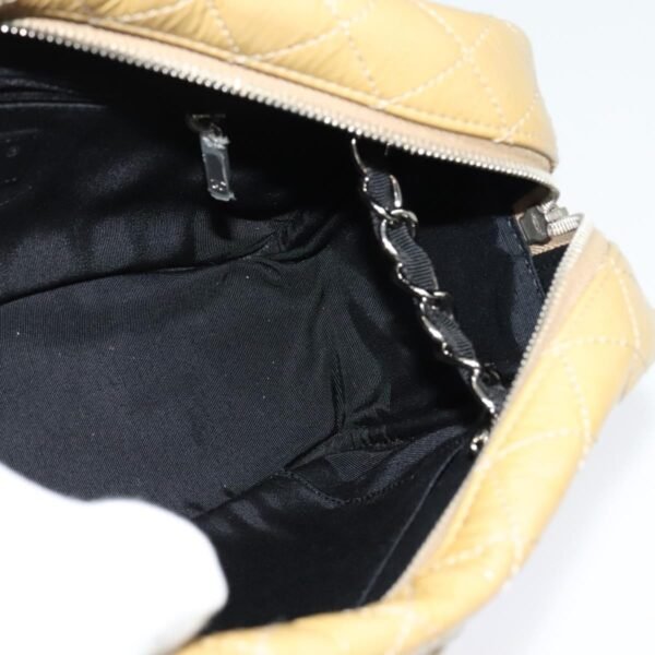 Chanel Camera Case Woven Stitch Patent Chain Bag