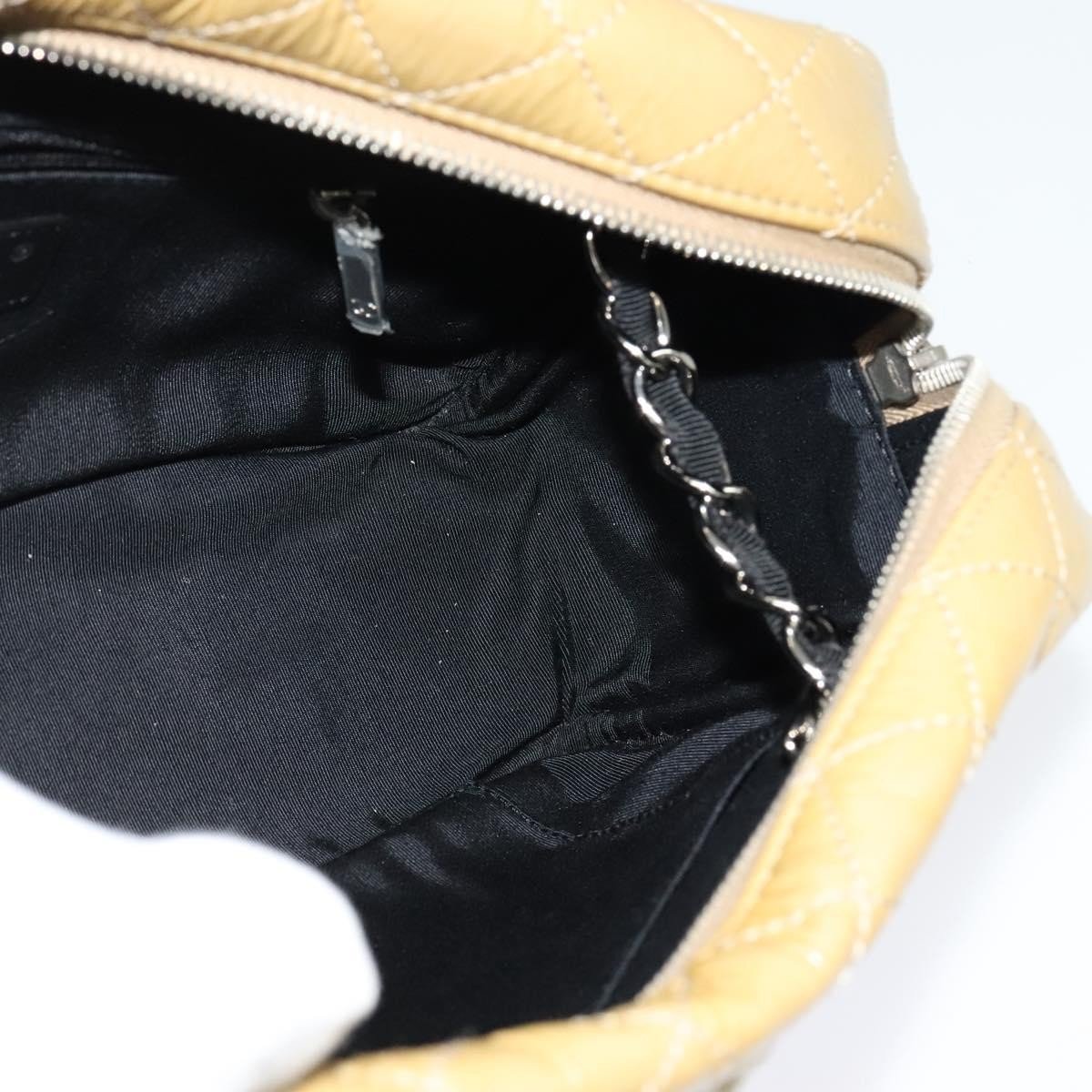 Chanel Camera Case Woven Stitch Patent Chain Bag - Image 18