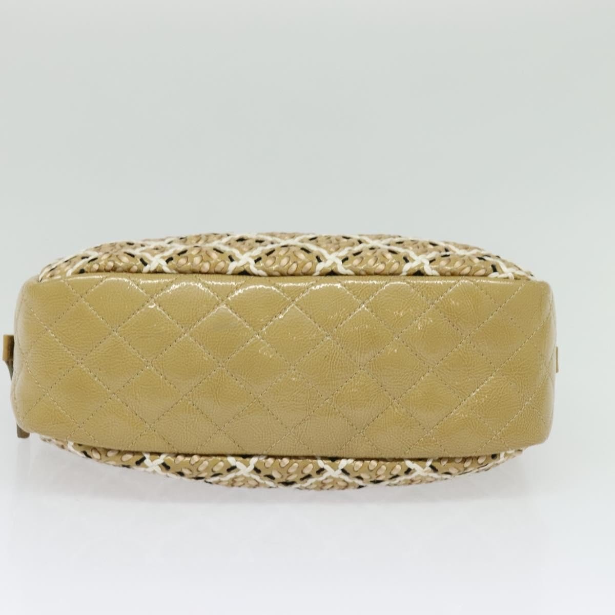 Chanel Camera Case Woven Stitch Patent Chain Bag - Image 21