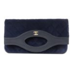 Chanel Royal Blue Velvet 31 Bag