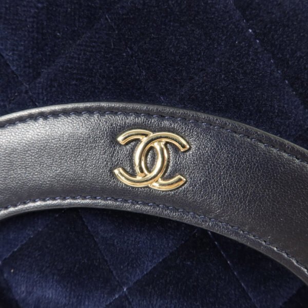 Chanel Royal Blue Velvet 31 Bag