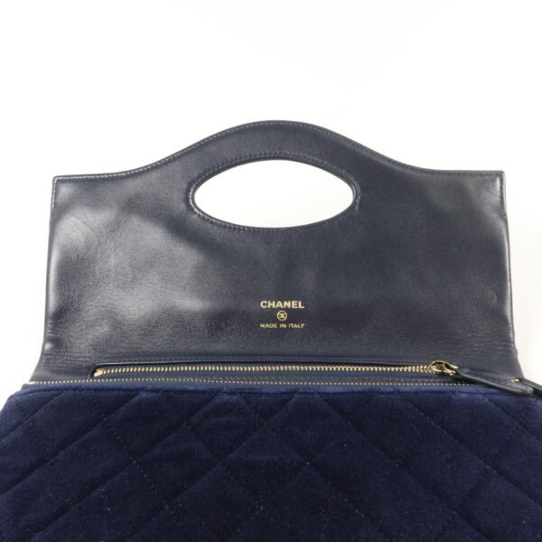 Chanel Royal Blue Velvet 31 Bag