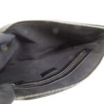 Chanel Black Crocodile Embossed Gabrielle O-Case Wristlet Pouch