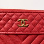 Chanel Red CC Calfskin Clutch