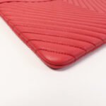 Chanel Red CC Calfskin Clutch