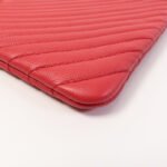 Chanel Red CC Calfskin Clutch