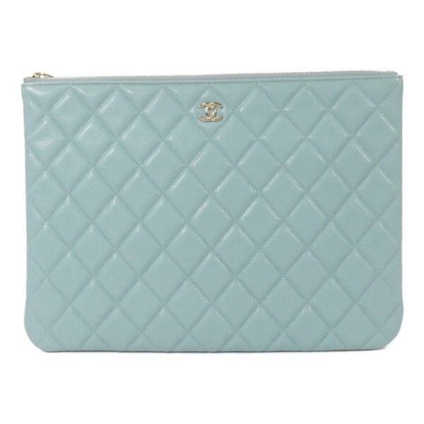 Chanel Blue CC Pouch