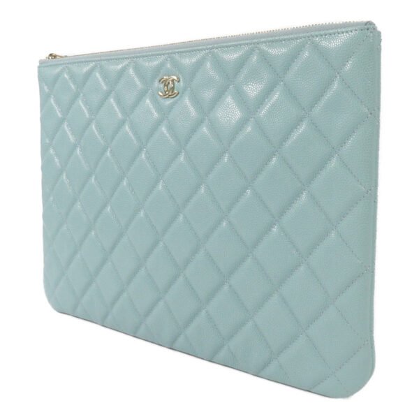 Chanel Blue CC Pouch