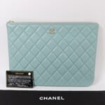 Chanel Blue CC Pouch