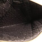 Chanel Black Camelia Lambskin Clutch