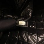 Chanel Black Camelia Lambskin Clutch