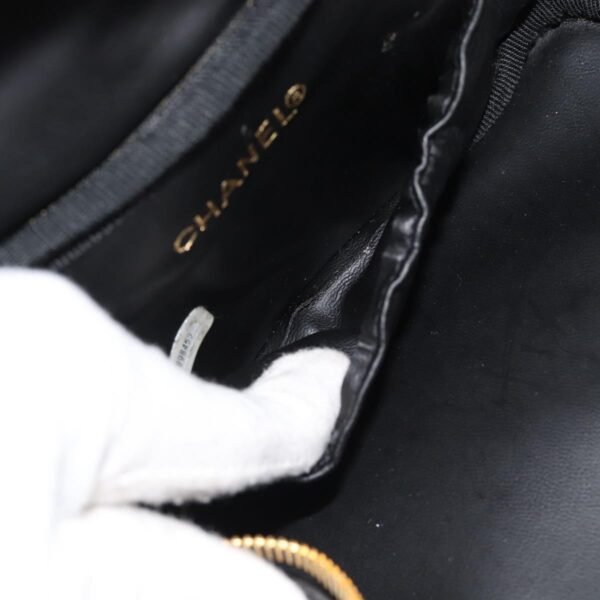 Chanel Black Vintage Timeless Cosmetic Case