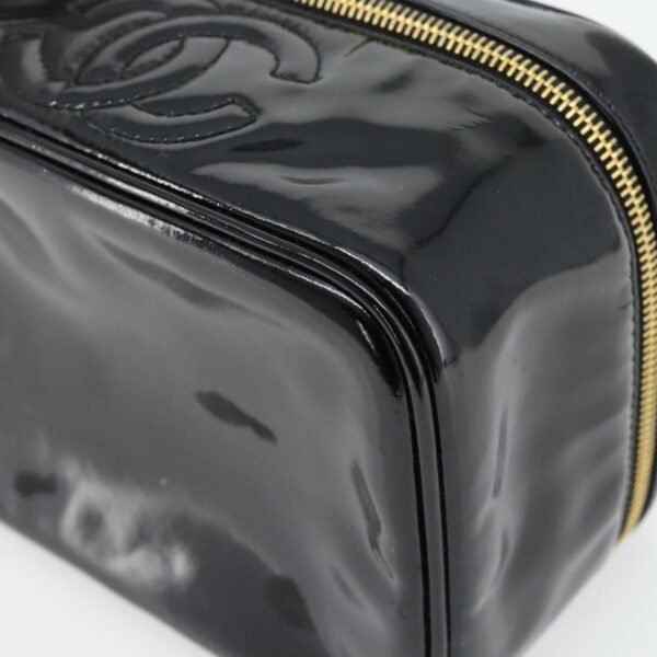 Chanel Black Vintage Timeless Cosmetic Case