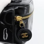 Chanel Black Vintage Timeless Cosmetic Case