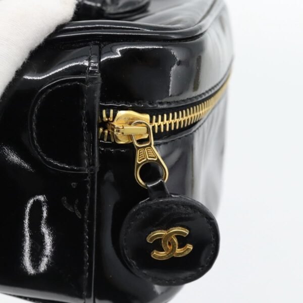 Chanel Black Vintage Timeless Cosmetic Case