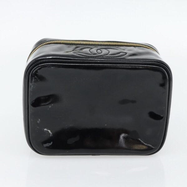 Chanel Black Vintage Timeless Cosmetic Case
