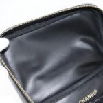 Chanel Black Vintage Timeless Cosmetic Case