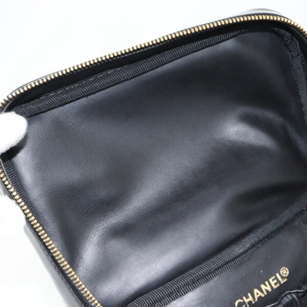 Chanel Black Vintage Timeless Cosmetic Case