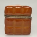 Chanel Brown Patent Rubik's Cube Wristlet