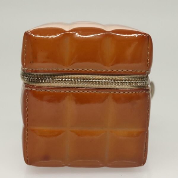 Chanel Brown Patent Rubik's Cube Wristlet