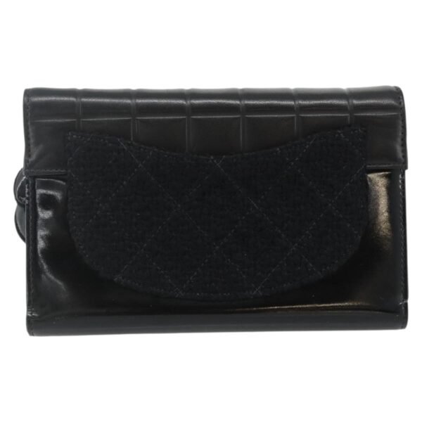 Chanel Black Cameilia Flap Clutch
