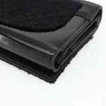 Chanel Black Cameilia Flap Clutch