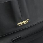 Chanel Black Cameilia Flap Clutch