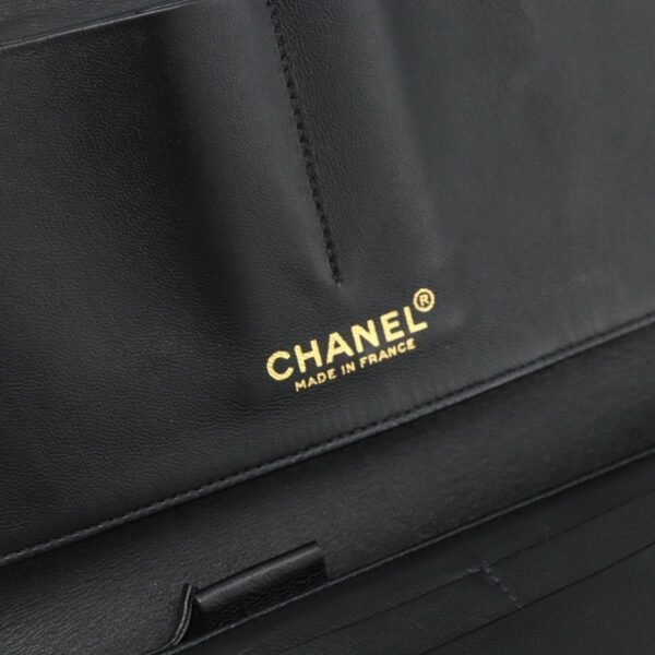 Chanel Black Cameilia Flap Clutch