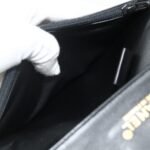 Chanel Black Cameilia Flap Clutch